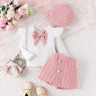 Girls flying sleeve top