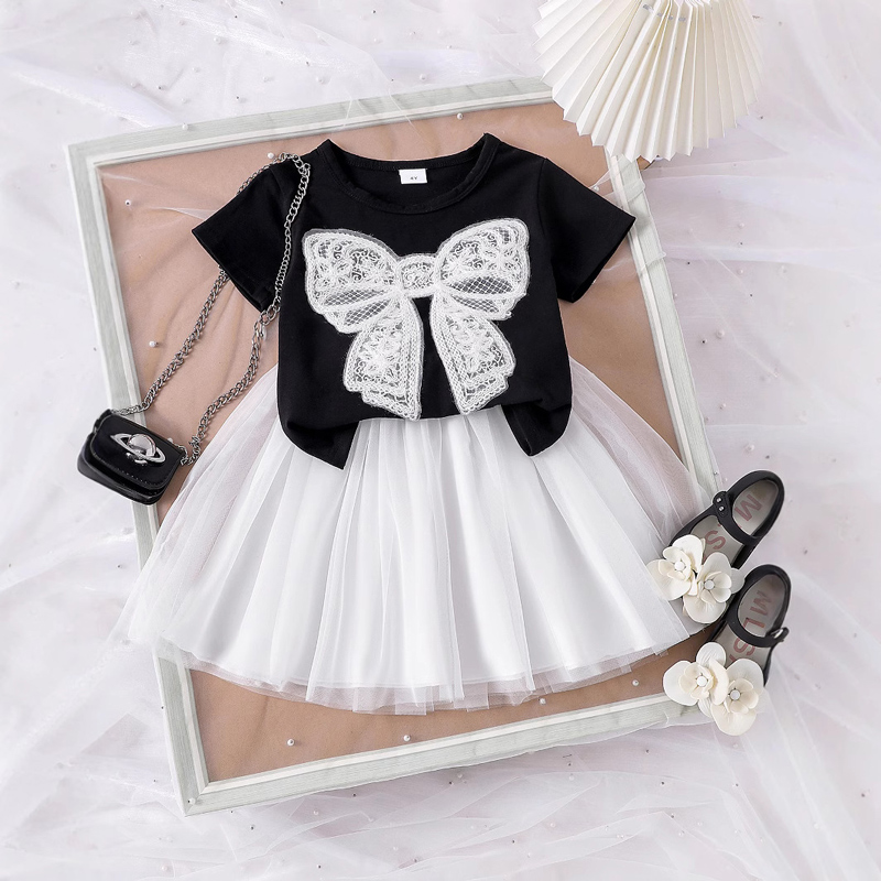 Children's mesh tutu skirt