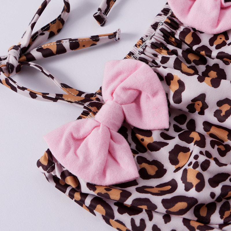 Girl's Hanging Neck Swimsuit