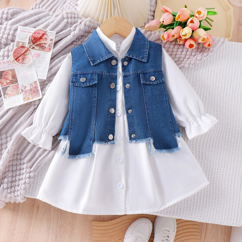 Yayakd - Girls Denim Vest 1