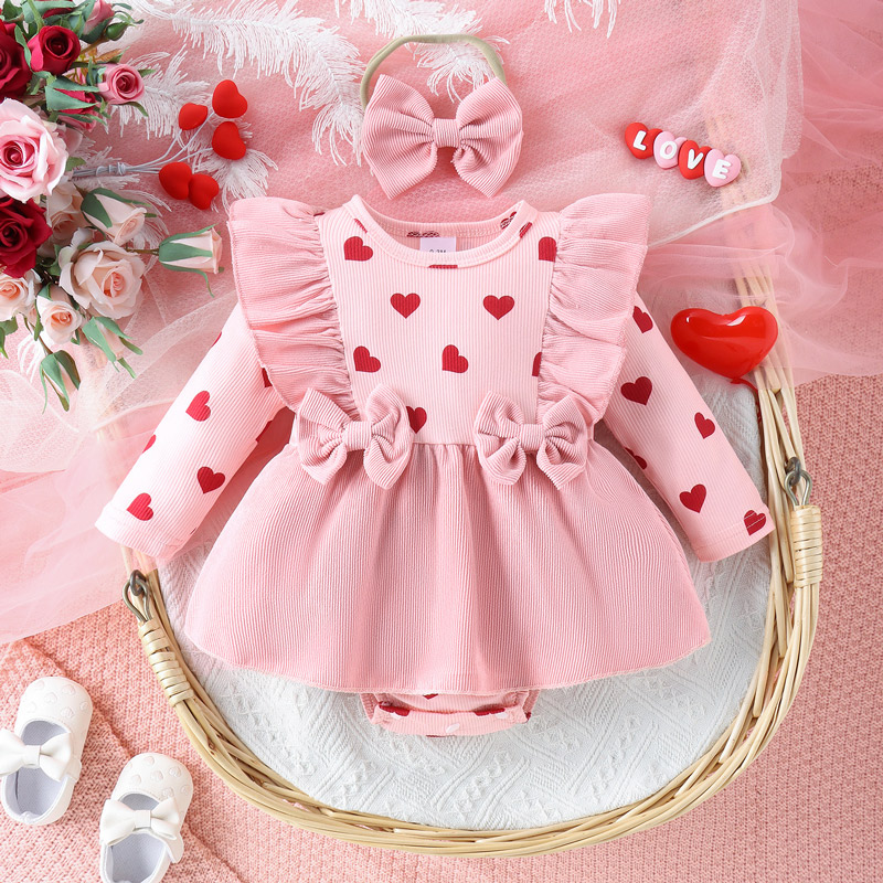 Infant long-sleeved romper