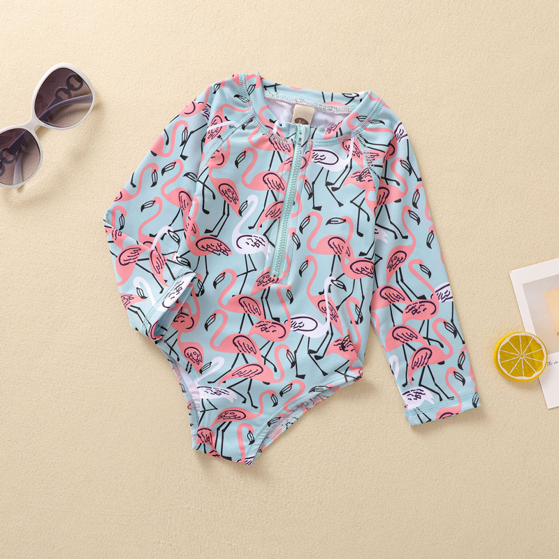 girls long sleeve swimsuit