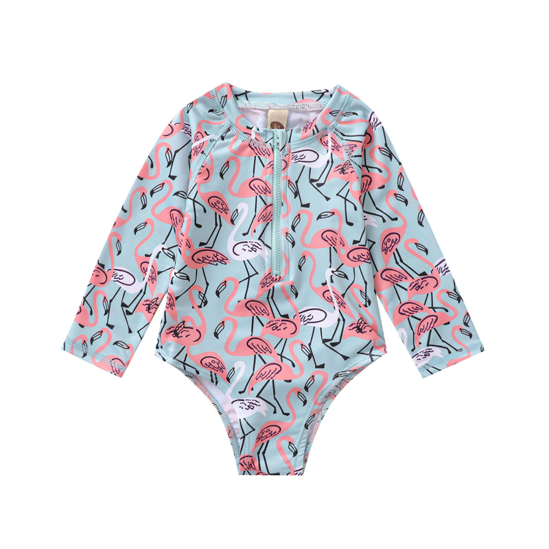 girls long sleeve swimsuit