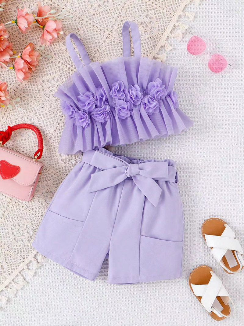 Girls' mesh suspender