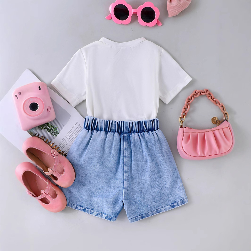 girls short-sleeved shirt