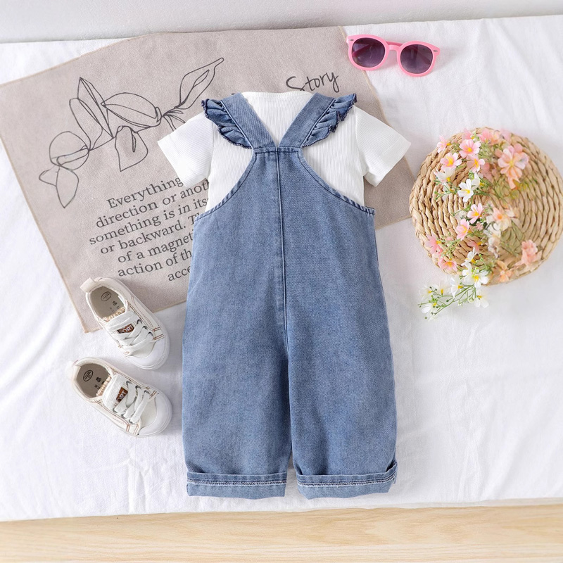 Denim Romper