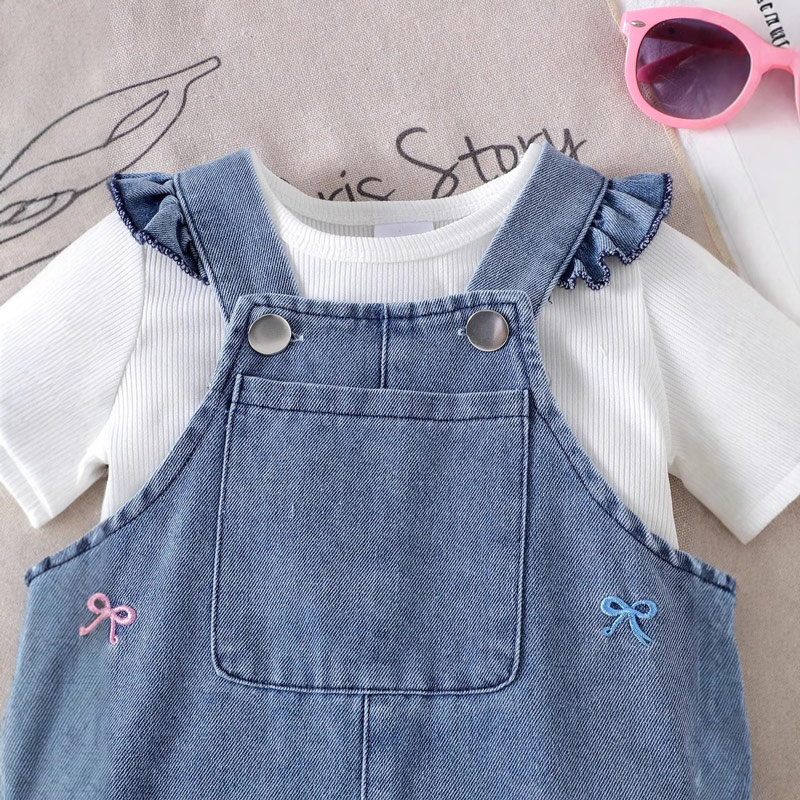 Denim Romper