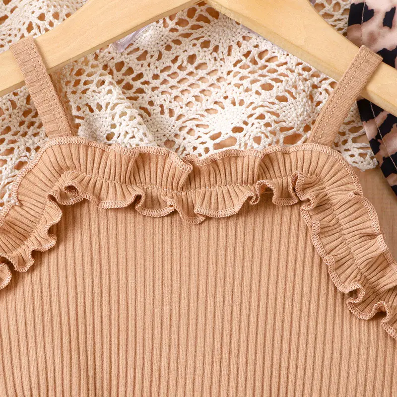 Girls leopard dress
