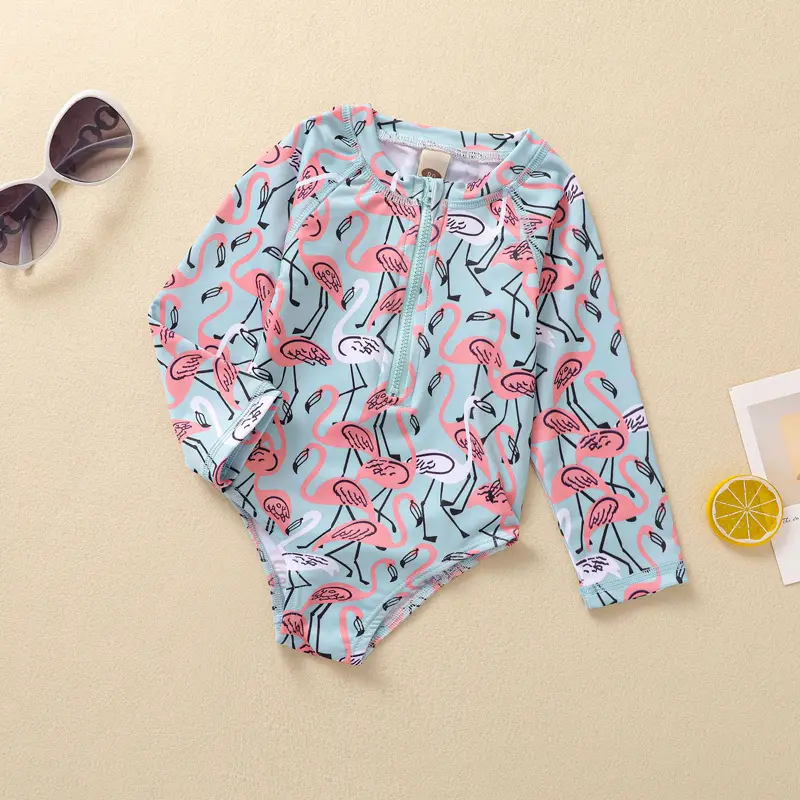 girls long sleeve swimsuit